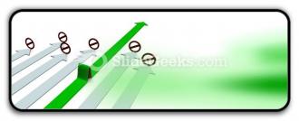 Choice of direction movement powerpoint icon r