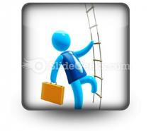 Climbing to success ppt icon for ppt templates and slides s