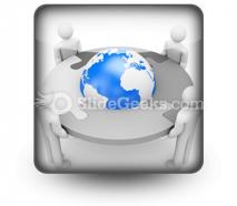 Cooperation team powerpoint icon s