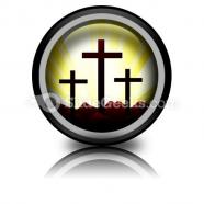 Cross religion ppt icon for ppt templates and slides cc