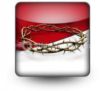 Crown of thorns ppt icon for ppt templates and slides s