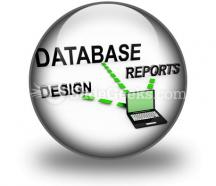 Database system powerpoint icon c