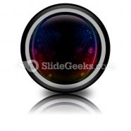 Disco abstract ppt icon for ppt templates and slides cc