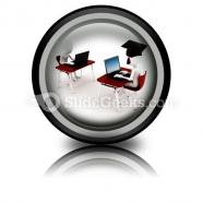E-learning powerpoint icon cc