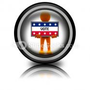 Election time powerpoint icon cc