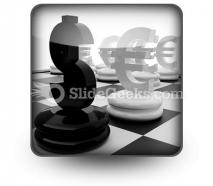 Euro and dollar powerpoint icon s