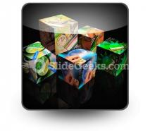 Finance cubes powerpoint icon s