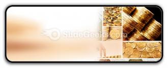Gold and old coins powerpoint icon r