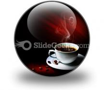 Hot coffee powerpoint icon c