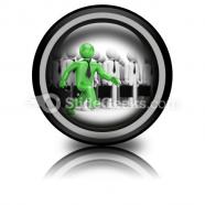 Leadership business powerpoint icon cc