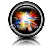 Model Of Explosion Ppt Icon For Ppt Templates And Slides Cc