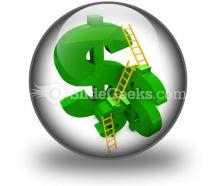 Money ladder ppt icon for ppt templates and slides c