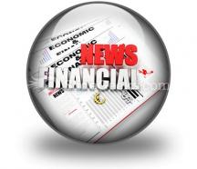 News financial powerpoint icon c