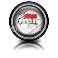 News financial powerpoint icon cc