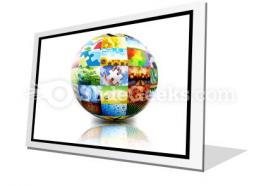 Picture Photo Gallery Ball PowerPoint Icon F