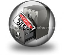 Private database security powerpoint icon c