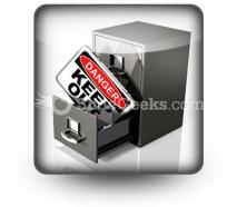 Private database security powerpoint icon s