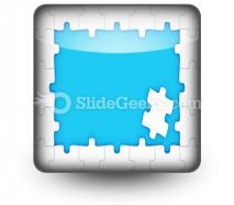 Puzzle pieces frame powerpoint icon s