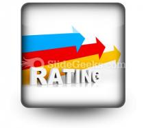 Rating ppt icon for ppt templates and slides s