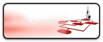 Red diagram chart powerpoint icon r