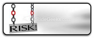 Risk hanging powerpoint icon r