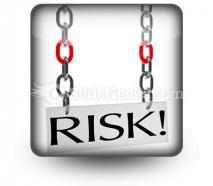 Risk hanging powerpoint icon s