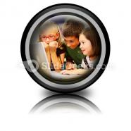 School students ppt icon for ppt templates and slides cc