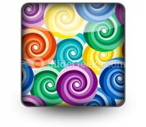Seamless vivid swirl pattern powerpoint icon s
