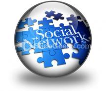 Social network powerpoint icon c
