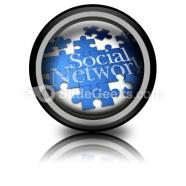 Social network powerpoint icon cc