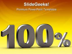 100 percent business powerpoint backgrounds and templates 1210