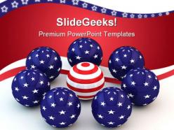 Abstract spheres americana powerpoint templates and powerpoint backgrounds 0311