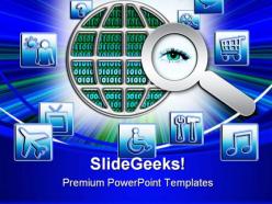 Access all areas internet powerpoint templates and powerpoint backgrounds 0511