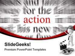 Action business powerpoint templates and powerpoint backgrounds 0611