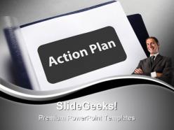 Action plan business powerpoint templates and powerpoint backgrounds 0911