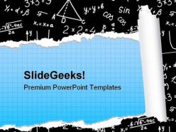 Algebra education powerpoint backgrounds and templates 0111