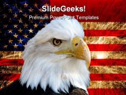 America flag and eagle americana powerpoint backgrounds and templates 1210