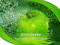 Apple splash health powerpoint templates and powerpoint backgrounds 0211