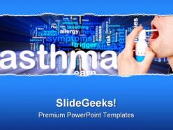 Asthma medical powerpoint templates and powerpoint backgrounds 0411