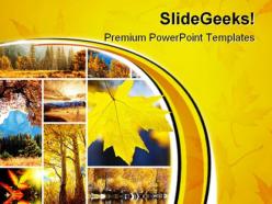Autumn collage nature powerpoint templates and powerpoint backgrounds 0811