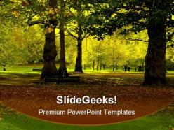 Autumn park nature powerpoint templates and powerpoint backgrounds 0211