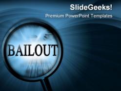 Bailout search business powerpoint templates and powerpoint backgrounds 0611