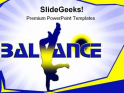 Balance people powerpoint templates and powerpoint backgrounds 0611