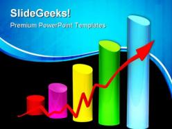 Bar chart business powerpoint templates and powerpoint backgrounds 0211