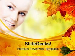 Beautiful face beauty powerpoint templates and powerpoint backgrounds 0311