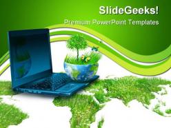 Best concept of global environment computer powerpoint templates and powerpoint backgrounds 0211