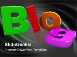 Blog internet powerpoint templates and powerpoint backgrounds 0211