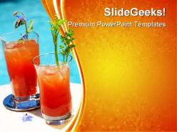 Bloody mary cocktail food powerpoint templates and powerpoint backgrounds 0411