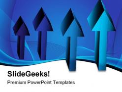 Blue arrow chart symbol powerpoint templates and powerpoint backgrounds 0511