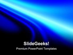Blue neon light abstract powerpoint templates and powerpoint backgrounds 0611